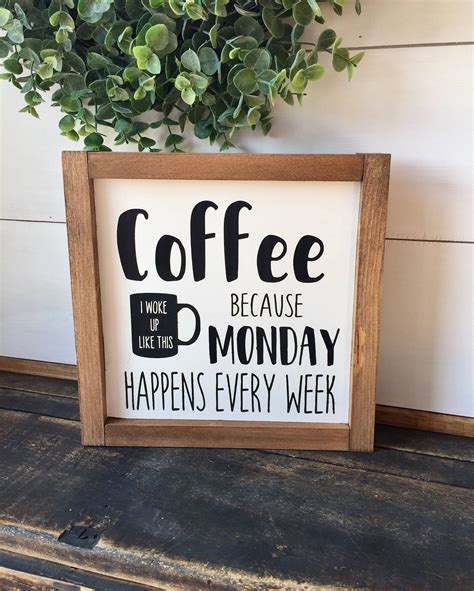 funny coffee bar signs